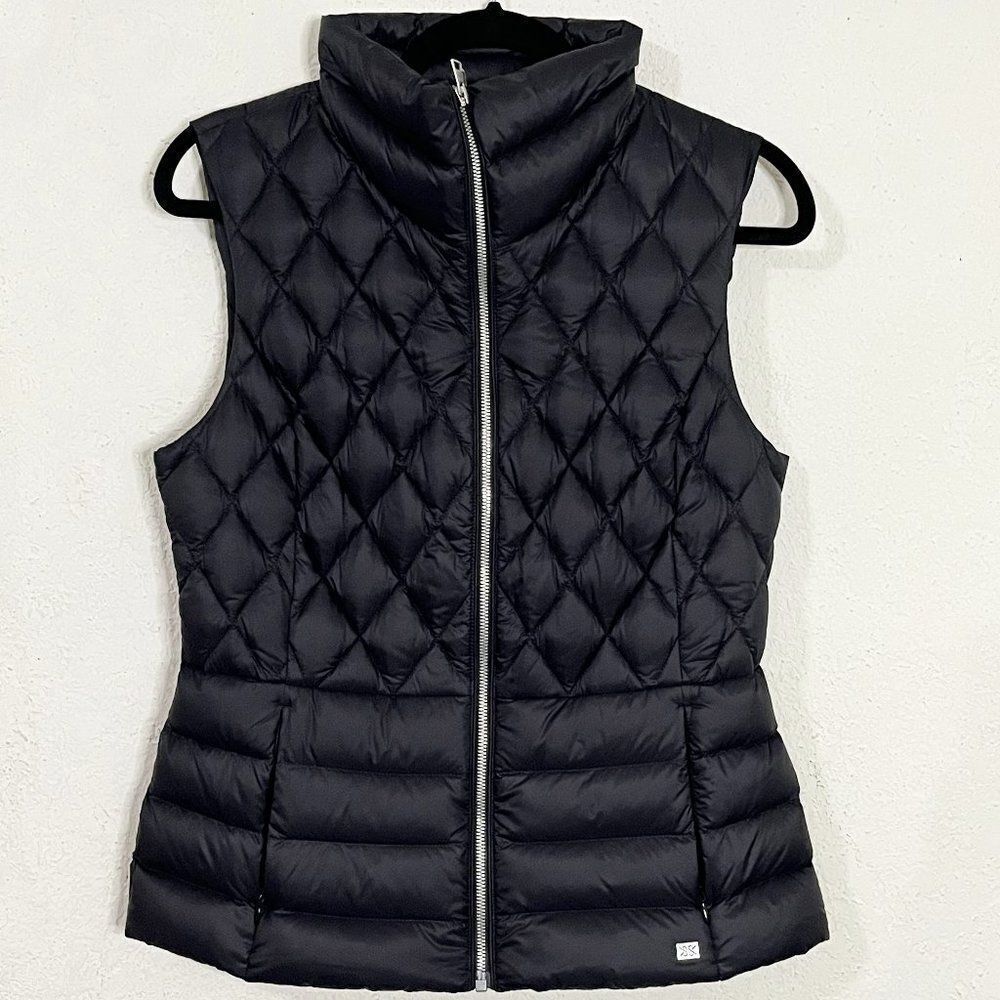 Soia & Kyo Hila Black Down Puffer Vest NWT